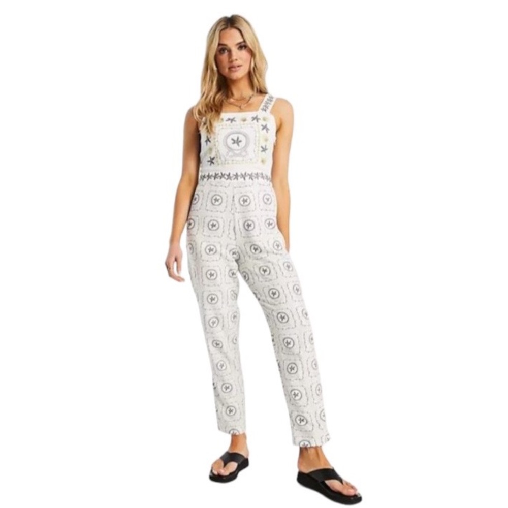 Asos Never Fully Dressed White Starfish Jumpsuit